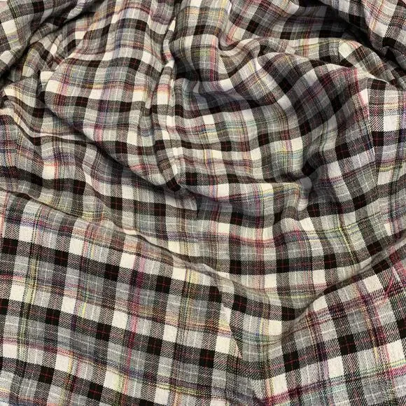 HAIDER ACKERMANN Size 34 Grey Black White Plaid Wool Cotton Sport Coat